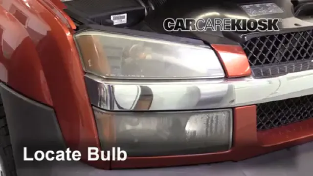 2003 Chevrolet Avalanche 1500 5.3L V8 Éclairage Feux de croisement (remplacer l'ampoule)